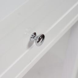 Stevie White Dressing Table with Drawers - thumbnail 3