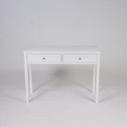 Stevie White Dressing Table with Drawers - thumbnail 6