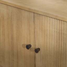 Jade 4 Door Sideboard - Chalked Mango Wood - thumbnail 5
