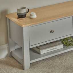 Chatsworth Linen Grey TV Unit - thumbnail 3