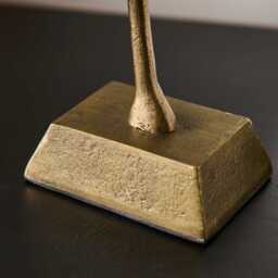 Elstead 41cm Metal Crane Ornament - Gold - thumbnail 4
