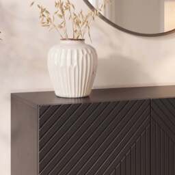 Jack 3 Door Large Sideboard - Geometric Black - thumbnail 5