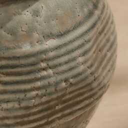 Evora 16cm Ceramic Vase - Sea Blue - thumbnail 3