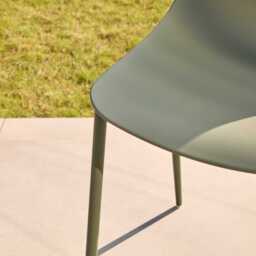 Wren Olive Green Garden Chairs - Set of 2 - thumbnail 5