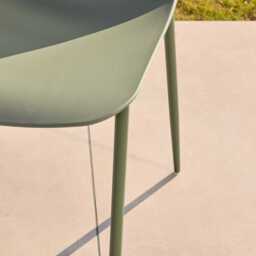 Wren Olive Green Garden Chairs - Set of 2 - thumbnail 6