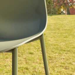 Wren Olive Green Garden Chairs - Set of 2 - thumbnail 4