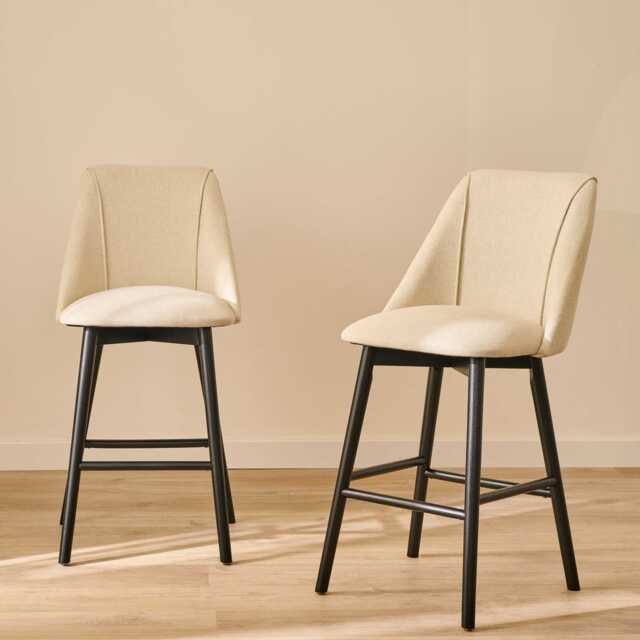 Freya Sand Bar Stool - Black Legs - image 1
