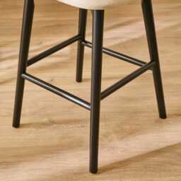Freya Sand Bar Stool - Black Legs - thumbnail 3