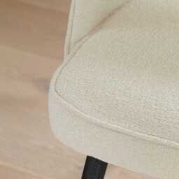 Marilyn Boucle Dining Chairs - Set of 2 - Black Oak Legs - thumbnail 4
