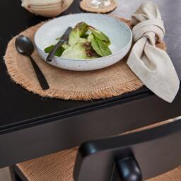 Magnus Black Wood Dining Table - Extendable - thumbnail 5