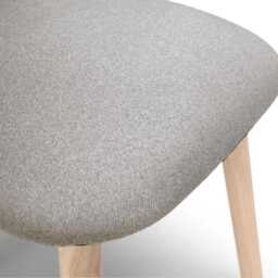 Freya Fossil Armchairs - Set of 2 - Whitewash Oak Legs - thumbnail 2