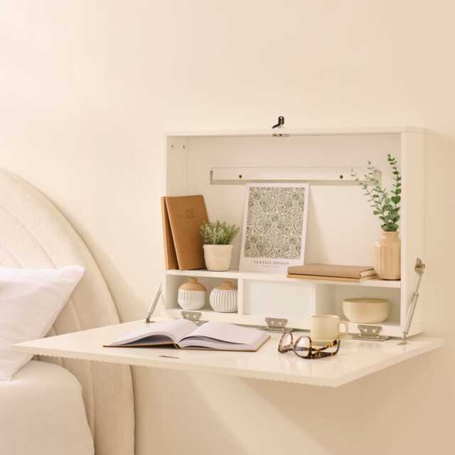 Linden Folding Desk - Snow White - image 1