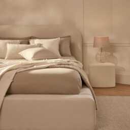 Farrah King Ottoman Bed - Ivory - thumbnail 5