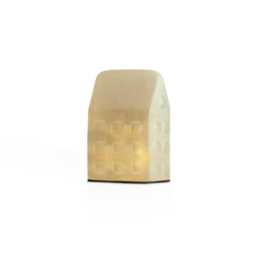 Brockley 14cm Glass LED Light Up House - Frosted - thumbnail 4