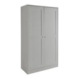 Stevie Double Wardrobe - Grey - thumbnail 5