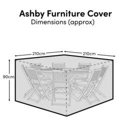 Ashby Round Table 8-Seater Furniture Cover - 210x210x90cm