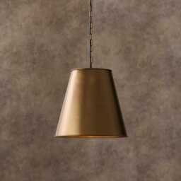 Stowe 37cm Metal Pendant Light - Gold - thumbnail 1