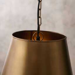 Stowe 37cm Metal Pendant Light - Gold - thumbnail 6