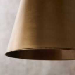 Stowe 37cm Metal Pendant Light - Gold - thumbnail 3