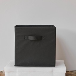 Cara Wooden 4 Cube Storage Unit - Black Baskets - thumbnail 6