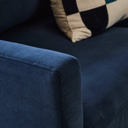 Ava 3 Seater Sofa - Ink with Black Oak Legs - thumbnail 6