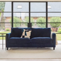 Ava 3 Seater Sofa - Ink with Black Oak Legs - thumbnail 3