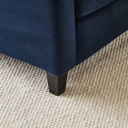 Ava 3 Seater Sofa - Ink with Black Oak Legs - thumbnail 4