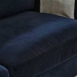 Ava 3 Seater Sofa - Ink with Black Oak Legs - thumbnail 5