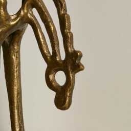 Newbury 25cm Metal Horse Ornament - Gold - thumbnail 4