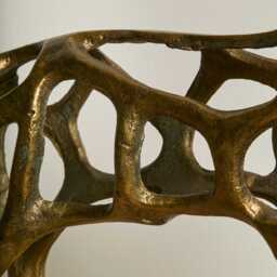 Newbury 25cm Metal Horse Ornament - Gold - thumbnail 5