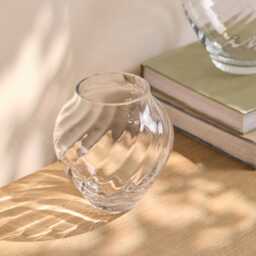 Rimini 16cm Glass Vase - Clear - thumbnail 3