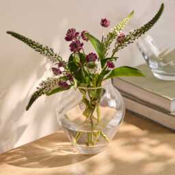 Rimini 16cm Glass Vase - Clear - thumbnail 1