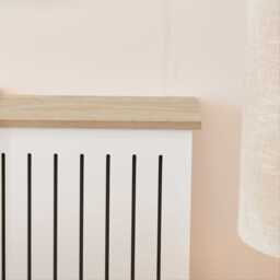 Elspeth Extending Radiator Cover - Whitewash Oak - thumbnail 2