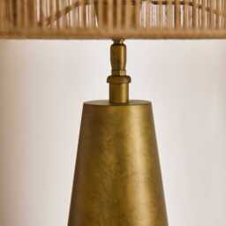 Foxcote 47cm Metal Table Lamp Base - Gold - thumbnail 4