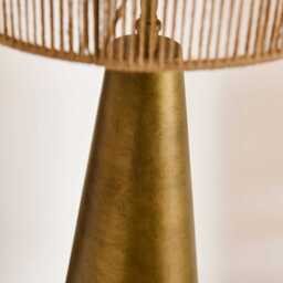 Foxcote 47cm Metal Table Lamp Base - Gold - thumbnail 3
