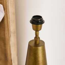 Foxcote 47cm Metal Table Lamp Base - Gold - thumbnail 6