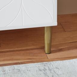 Gloria 3 Door Large Sideboard - White - thumbnail 4