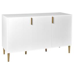 Gloria 3 Door Large Sideboard - White - thumbnail 6