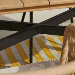 Hemsby 160 x 230cm Garden Rug - Yellow - thumbnail 3