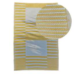 Hemsby 160 x 230cm Garden Rug - Yellow - thumbnail 1