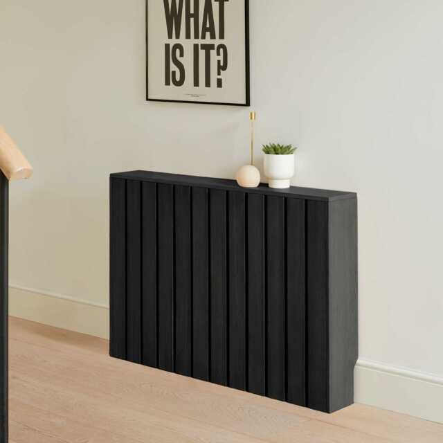 Willow Medium Radiator Cover - Black Oak - image 1