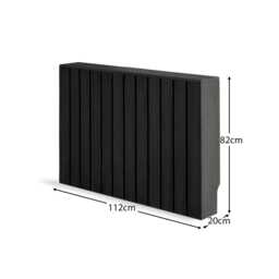 Willow Medium Radiator Cover - Black Oak - thumbnail 5