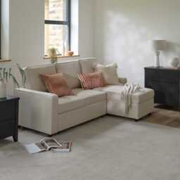 Hugo Corner Sofa Bed with Storage - White - thumbnail 6