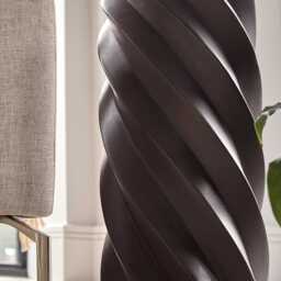 Bianca Black Concrete Side Table - thumbnail 4