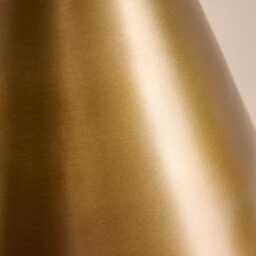 Stowe 40cm Metal Round Lampshade - Gold - thumbnail 3