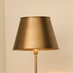Stowe 40cm Metal Round Lampshade - Gold