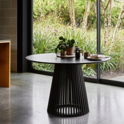 Willow Black Dining Table Set - 4 Seater - Faye Black Dining Chairs - thumbnail 5