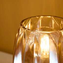 Pimlico 20cm Glass Lamp - Champagne - thumbnail 3