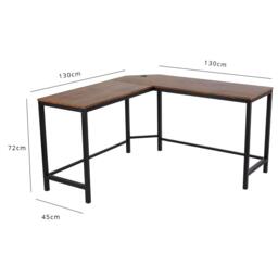 Sheffield Industrial L Shaped Desk - thumbnail 5
