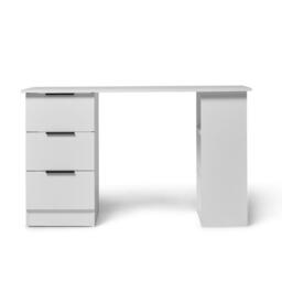 Essie 3 Drawer Desk - White - thumbnail 4